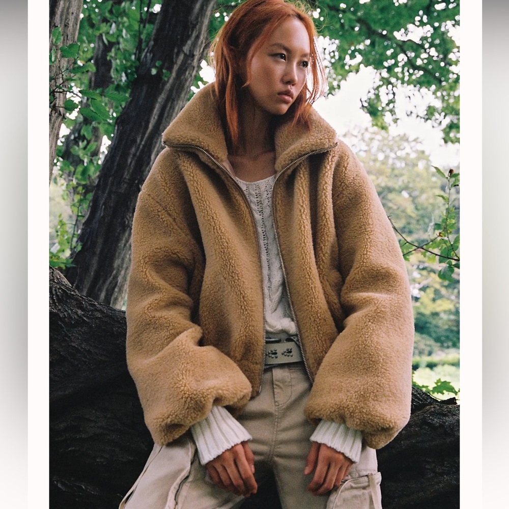 Free People Get Cozy Teddy Jacket